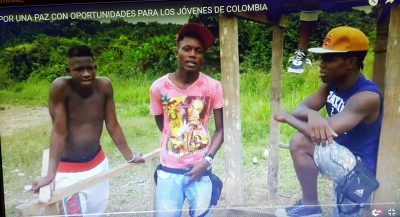 Captura de pantalla de video “Por Una Paz Con Oportunidades Para Los Jóvenes de Colombia” subido el 12 de abril de 2016, por parte de YouTube Joe Espinosa Marmolejo